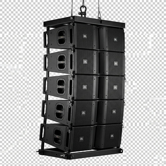 Sistema de altavoces Line Array para alquiler de sonido en eventos