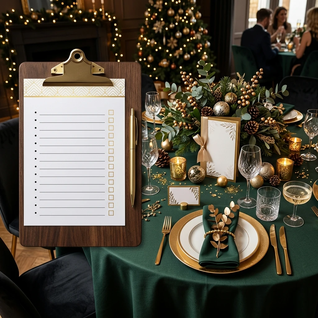 Checklist completo para la fiesta de fin de año empresarial