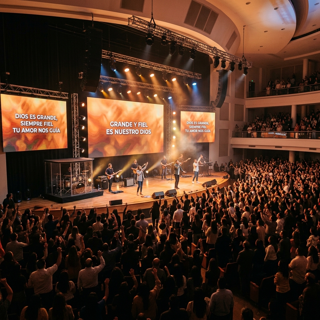 Producción audiovisual para iglesias y eventos religiosos en Bogotá