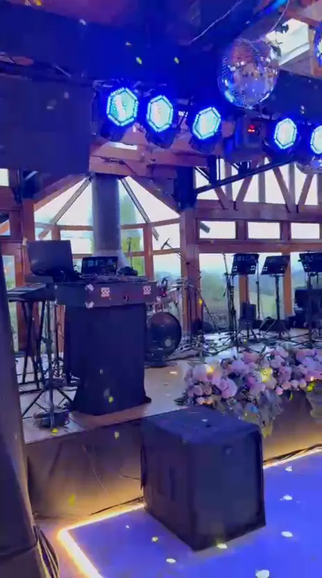 Iluminación y sonido para evento campestre en Bogotá