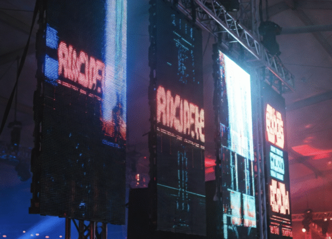 pantalla para eventos corporativos y conciertos