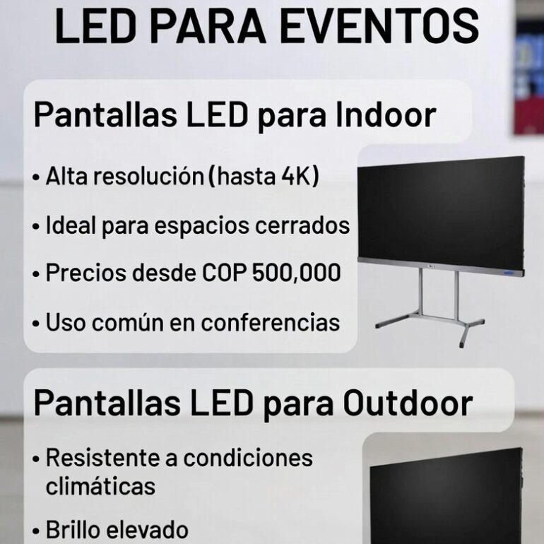pantallas led