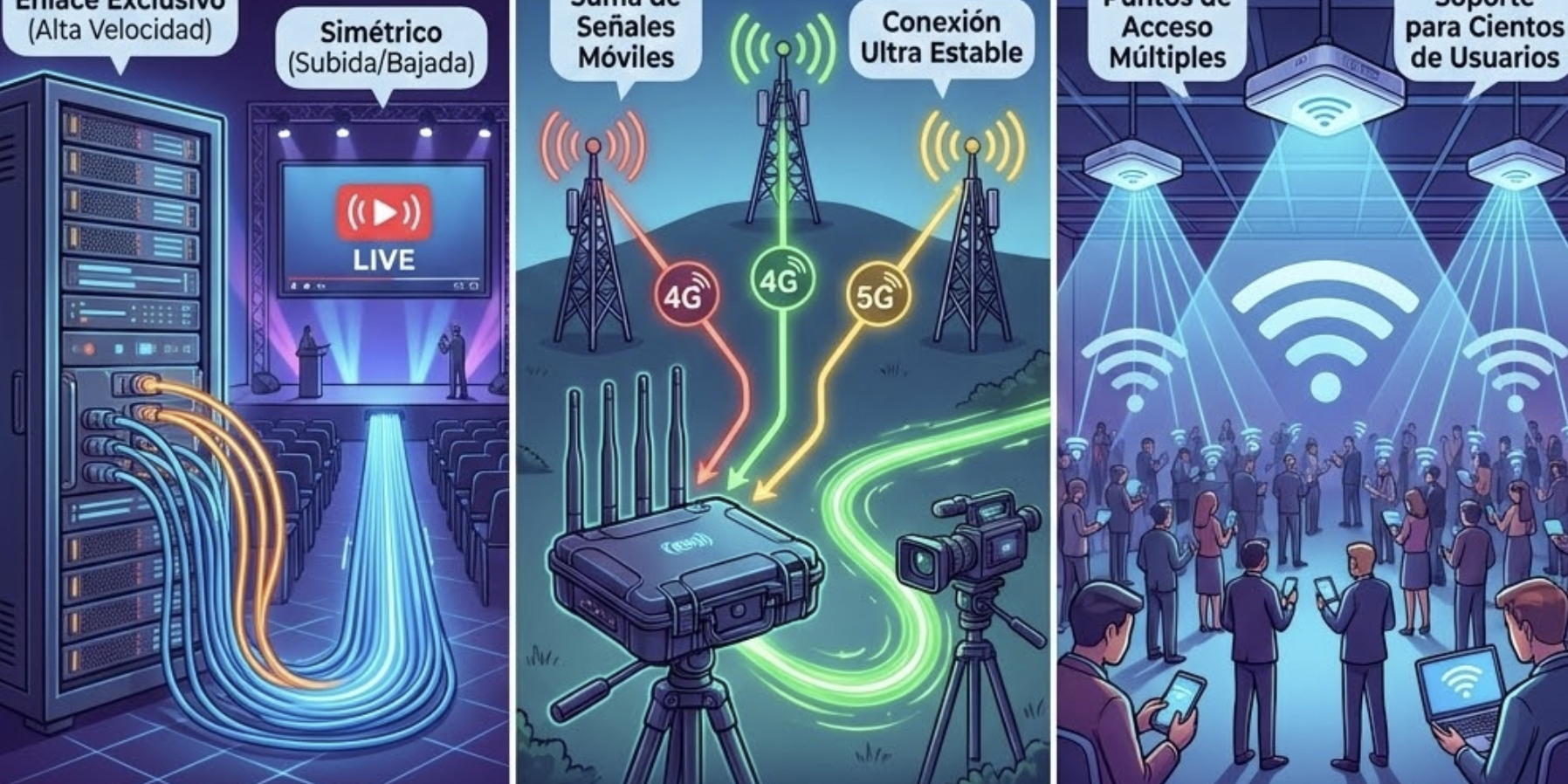 Internet Móvil para Eventos en Bogotá: Conexión Estable y Segura Internet Móvil para Eventos en Bogotá: Conexión Estable y Segura